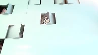 马赛克方块展示照片AECC2015模板视频的预览图